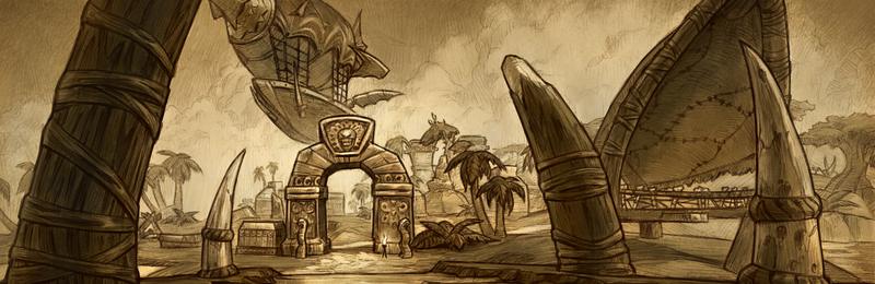 Darkspear Islands artwork from World of Warcraft: Forever