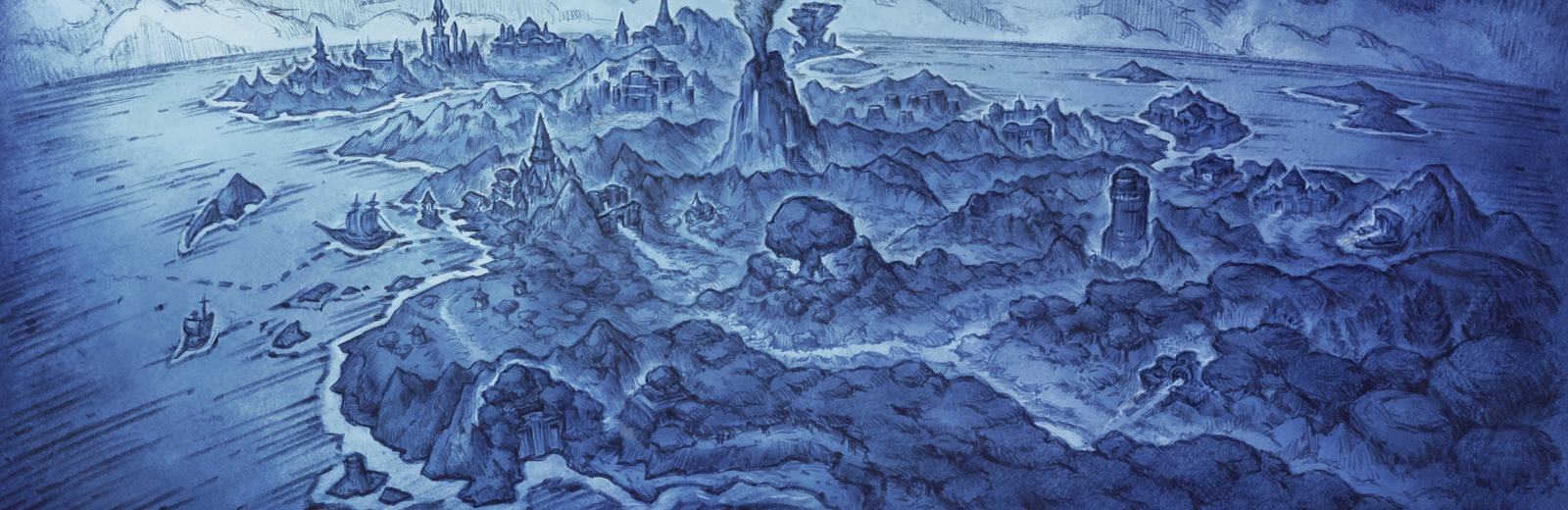 Eastern Kingdoms artwork from World of Warcraft: Forever