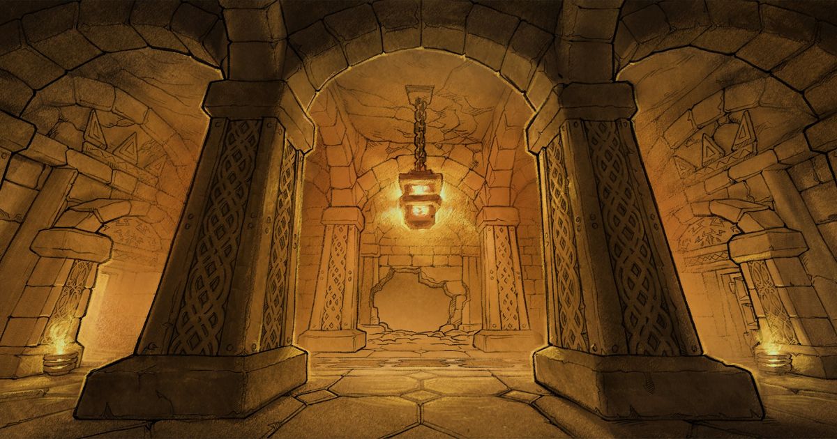 The Hall of Thanes loading screen from the Forever client