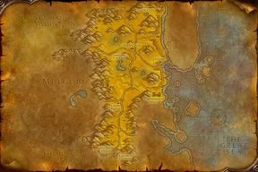 The The Barrens map from World of Warcraft: Forever