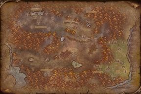 The Eastern Plaguelands map from World of Warcraft: Forever