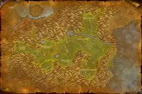 The The Hinterlands map from World of Warcraft: Forever