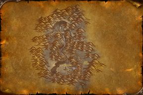 The Deadwind Pass map from World of Warcraft: Forever