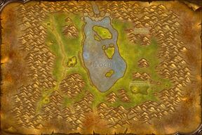 The Loch Modan map from World of Warcraft: Forever