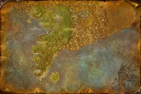 The Stranglethorn Vale map from World of Warcraft: Forever