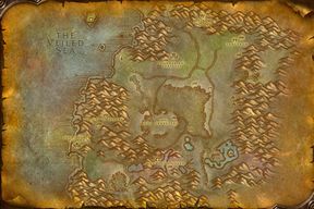 The Desolace map from World of Warcraft: Forever