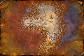 The Winterspring map from World of Warcraft: Forever
