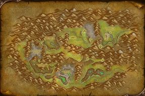 The Mount Hyjal map from World of Warcraft: Forever
